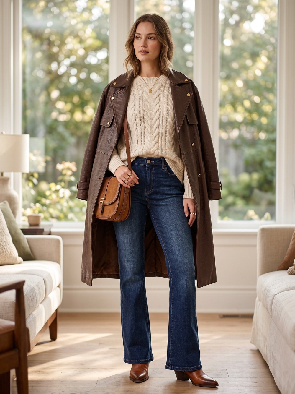 Love Ricki's Dark Wash High Rise Flare Jeans Boho Retro Chic